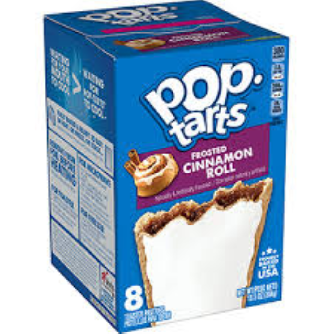 KELLOGGS POP TARTS FROSTED CINNAMON ROLL 384G